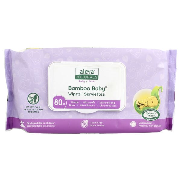 avn37942_v_23.jpg Bamboo Baby®, салфетки, 80 шт. — Aleva Naturals