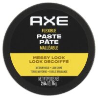 Messy Look™, гибкая паста, средняя фиксация и легкий блеск, 75 г (2,64 унции) — AXE