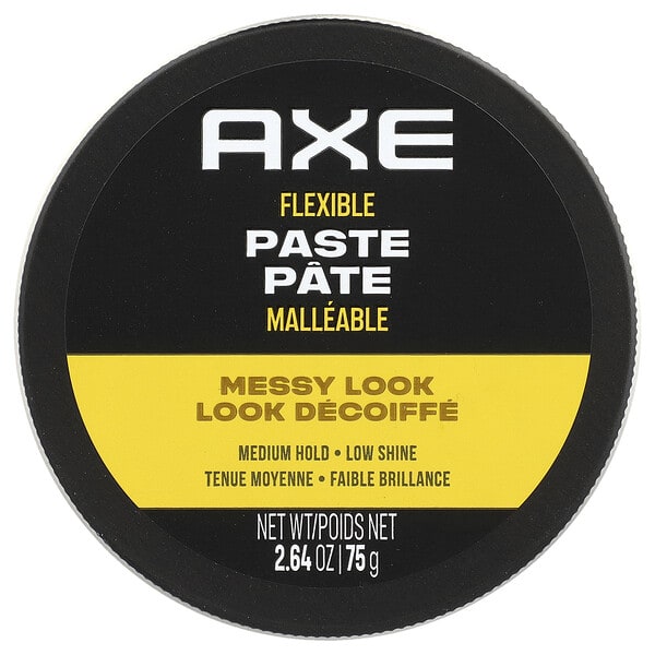 axe33944_v_60.jpg Messy Look™, гибкая паста, средняя фиксация и легкий блеск, 75 г (2,64 унции) — AXE