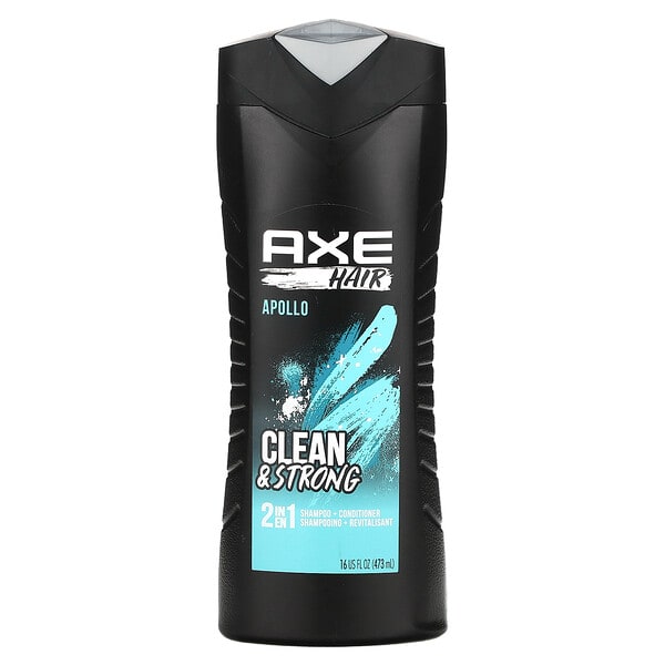 axe46105_v_10.jpg Apollo, «2 в 1», шампунь + кондиционер, «Шалфей и кедр», 473 мл — AXE