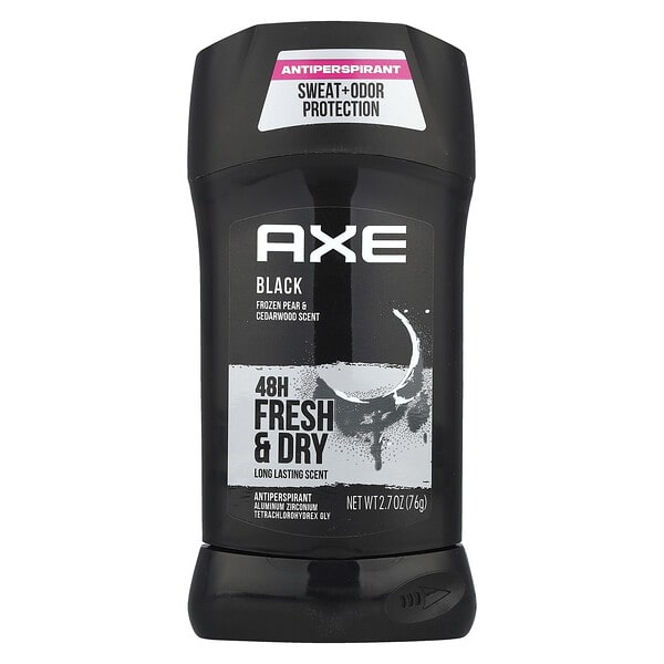 axe58983_v_12.jpg 48H Fresh & Dry, антиперспирант, черная, замороженная груша и кедр, 76 г (2,7 унции) — AXE
