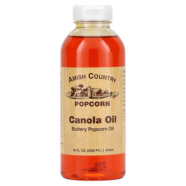 ayp31600_v_13.jpg Buttery Popcorn Oil, масло канолы, 472 мл (16 жидк. унц.) — Amish Country Popcorn