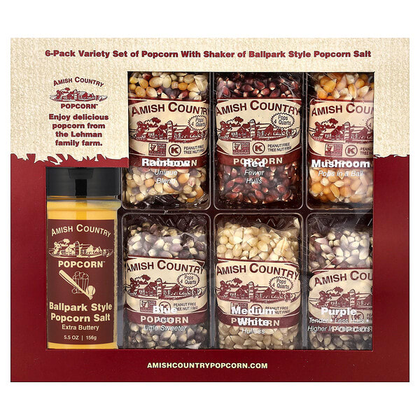 ayp51340_v_49.jpg Ассорти из попкорна с шейкером, 7 шт. — Amish Country Popcorn