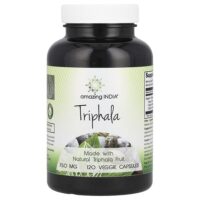Трифала, 750 мг, 120 растительных капсул — Amazing India