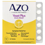 Yeast Plus, двойное облегчение, 60 таблеток — AZO