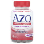 жевательные таблетки Cranberry®, со вкусом ягод, 72 жевательные таблетки (250 мг в 1 жевательной таблетке) — AZO