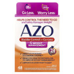 Bladder Control® с функцией Go-Less® и контролем веса, 48 капсул — AZO