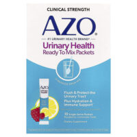 Urinary Health, готовые к смешиванию пакетики, малина и лимонад, 10 порционных пакетиков по 5,3 г (0,19 унции) — AZO