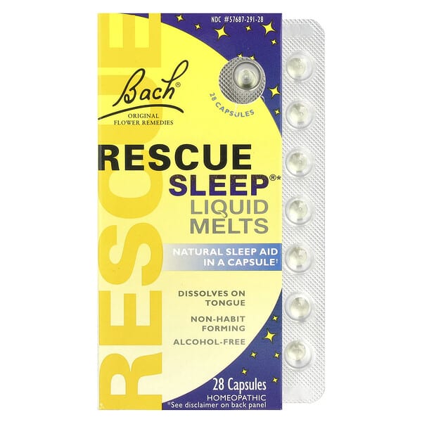bac01528_v_60.jpg Rescue Sleep® Liquid Melts, 28 капсул — Bach