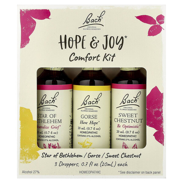 bac40071_v_36.jpg Hope & Joy Comfort Kit, 3 пипетки, по 20 мл (0,7 жидк. унц.) — Bach