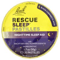 Rescue Sleep®, пастилки из черной смородины, 35 шт., 50 г (1,7 унции) — Bach
