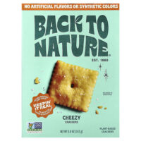 крекеры, с сыром, 142 г (5 унций) — Back to Nature