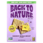 Крекеры, из цельной пшеницы, 198 г (7 унций) — Back to Nature