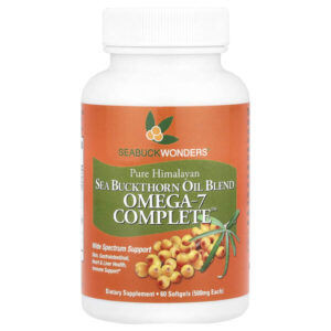 Omega-7 Complete™, смесь облепиховых масел, 60 капсул (500 мг в 1 капсуле) — SeaBuckWonders