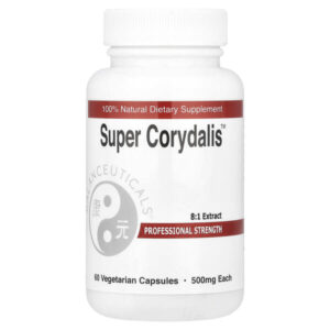 Balanceuticals, Super Corydalis™, 60 вегетарианских капсул (500 мг на капсулу)