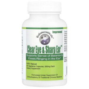 Balanceuticals, Clear Eye и Sharp Ear™, 60 вегетарианских капсул