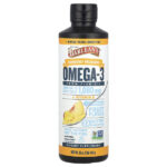 Seriously Delicious®, омега-3 из рыбьего жира и витамина D, смузи с манго и персиком, 454 г (16 унций) — Barlean's