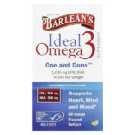 Ideal Omega 3, апельсин, 60 мягких таблеток — Barlean's