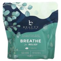 Breathe for Relief, ароматизаторы для душа, эвкалипт и мята, 7 таблеток, 198 г (7 унций) — Beauty By Earth