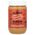 Buddy Budder, арахисовая паста, для собак, бекон, 480 г (17 унций) — Bark Bistro