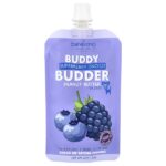 Buddy Budder, арахисовая паста, для собак, суперягодный снут, 113 г (4 унции) — Bark Bistro