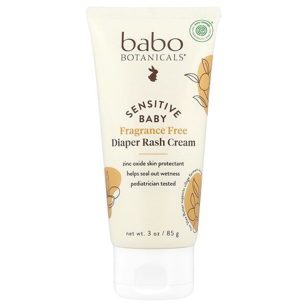 bbo00254_v_20.jpg Sensitive Baby, крем от подгузников, без отдушек, 85 г (3 унции) — Babo Botanicals