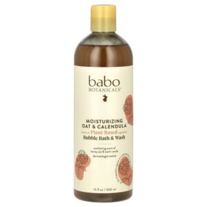 Bubble Bath & Wash, увлажняющий овес и календула, 450 мл (15 жидк. Унций) — Babo Botanicals