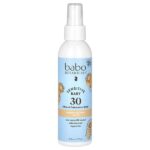 Минеральный солнцезащитный спрей для детской кожи, SPF 30, без отдушек, 177 мл (6 жидк. унц.) — Babo Botanicals
