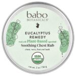 Eucalyptus Remedy, разглаживающее средство для груди, 56 г (2 унции) — Babo Botanicals
