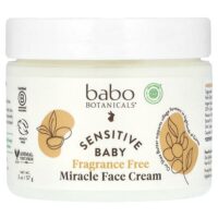 крем для лица для чувствительной кожи Baby Miracle, без отдушки, 57 г (2 унции) — Babo Botanicals
