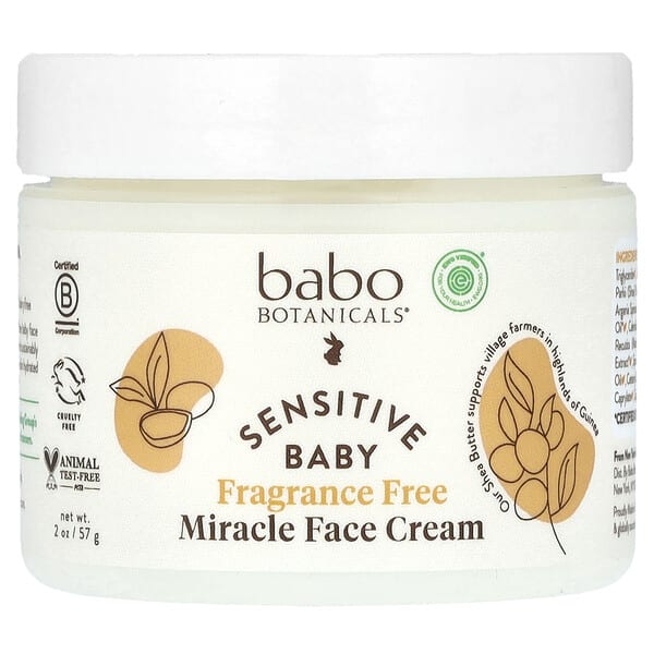 bbo01110_v_21.jpg крем для лица для чувствительной кожи Baby Miracle, без отдушки, 57 г (2 унции) — Babo Botanicals