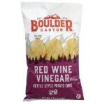 картофельные чипсы, с красным винным уксусом, 141,8 г (5 унций) — Boulder Canyon