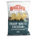 Картофельные чипсы, острый вкус белого чеддер, 170,1 г (6 унций) — Boulder Canyon