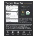Organic Herbal Tea, куркума и имбирь, без кофеина, 18 чайных пакетиков, 36 г (1,27 унции) — Buddha Teas — изображение 2