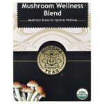 Organic Herbal Tea, оздоровительная смесь с грибами, без кофеина, 18 чайных пакетиков, 36 г (1,27 унции) — Buddha Teas