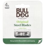 Original Steel Blades, запасной блок, 4 шт. — Bulldog Skincare For Men