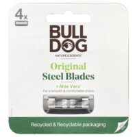 Original Steel Blades, запасной блок, 4 шт. — Bulldog Skincare For Men