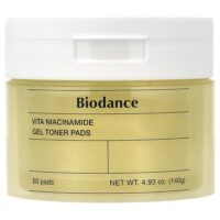 Vita Niacinamide гель-тонер, диски для лица, 60 шт. — Biodance