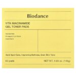 Vita Niacinamide гель-тонер, диски для лица, 60 шт. — Biodance — изображение 2