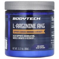 L-аргинин AKG, без добавок, 90 г (3,17 унции) — BodyTech
