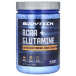 BCAA и глутамин в порошке, без вкусовых добавок, 409 г (14,4 унции) — BodyTech