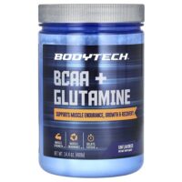 BCAA и глутамин в порошке, без вкусовых добавок, 409 г (14,4 унции) — BodyTech