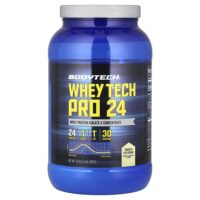 Whey Tech Pro 24, ванильное мороженое, 907 г (2 фунта) — BodyTech