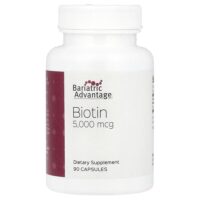 Биотин, 5000 мкг, 90 капсул — Bariatric Advantage