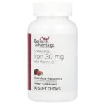 Chewy Bite Iron с витамином C, шоколадная малина, 30 жевательных таблеток — Bariatric Advantage
