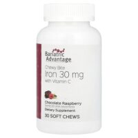Chewy Bite Iron с витамином C, шоколадная малина, 30 жевательных таблеток — Bariatric Advantage