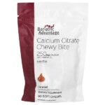 Chewy Bite с цитратом кальция, без сахара, карамель, 60 жевательных таблеток — Bariatric Advantage