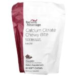 Chewy Bite с цитратом кальция, без сахара, с шоколадом, 90 жевательных таблеток — Bariatric Advantage