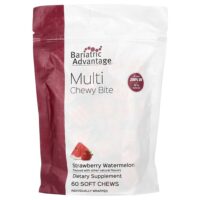 Multi Chewy Bite, клубника и арбуз, 60 жевательных таблеток — Bariatric Advantage