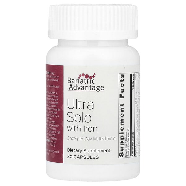 bdv95272_v_8.jpg Ultra Solo с железом, 30 капсул — Bariatric Advantage